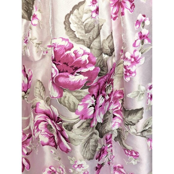 Anthropologie BHLDN Merritt Purple Floral Textured Strapless Gown Dress Sz 6 154 - Picture 14 of 15